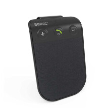 Hands Free Car Phone Kit - Bluetooth Handsfree Car Kit Support 2 Phones Connection Siri Voice Assistant Hands Free Speaker with Visor Clip - BC93