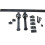 Wrought Iron Rustic Sliding Barn Door Kit WithTrack 1