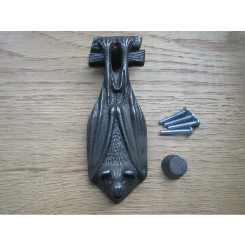 Bat Door Knocker Antique Iron By Ironmongery World 5057067927103