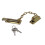 Extra Security Locking Door Chain Brass Plated by Ironmongery World 1