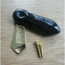 Black Ceramic Escutcheon
