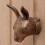 Cast Iron Metallic Hare Rabbit Door Knocker Antique Copper 1