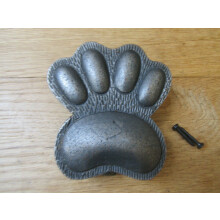 Cast Iron Dog Paw Print Door Knocker Antique Iron
