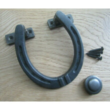 Cast Iron Plain Horseshoe Door Knocker