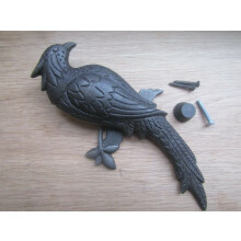 Parrot Birds of Paradise Door Knocker Antique Iron