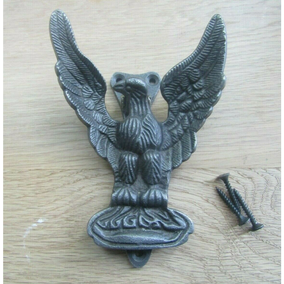Cast Iron Eagle Door Knocker Antique Iron By Ironmongery World 5060412327060
