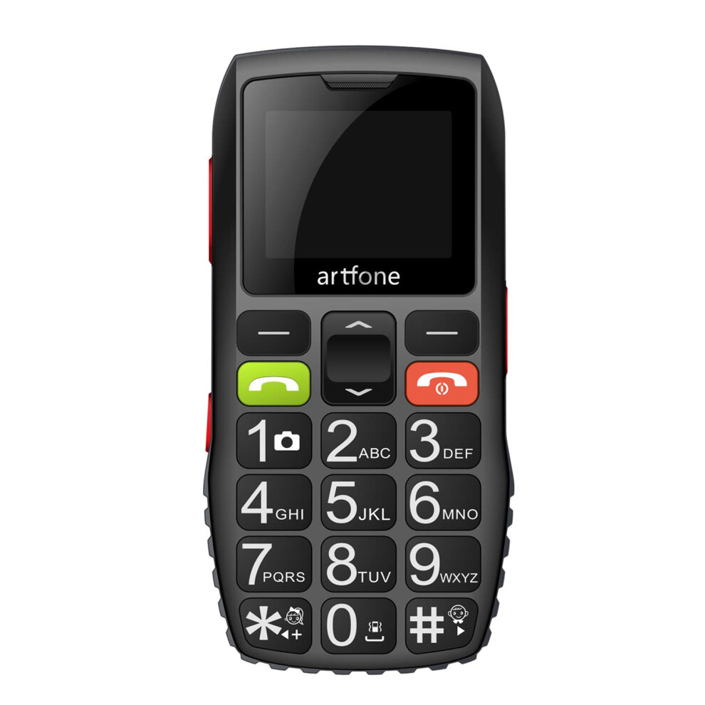 Artfone C1 Unlocked Senior Big Button Mobile Phone For Elderly With Sos Emergency Button,1400Mah Battery 8679374922298