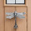 Cast Iron Metallic Dragon Fly Door Knocker Chrome 1