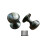 Plain Rimmed Mortice Door Knobs Antique Brass 1