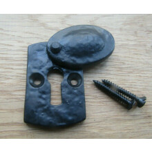 Oldhill Rectangular Covered Escutcheons Black Antique