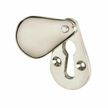 Pear Drop Escutcheon Polished Chrome