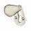 Pear Drop Escutcheon Polished Chrome 1