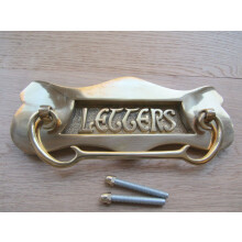 Solid Brass Sprung Postal Plate