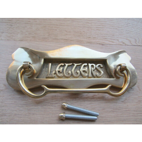 Solid Brass Sprung Postal Plate