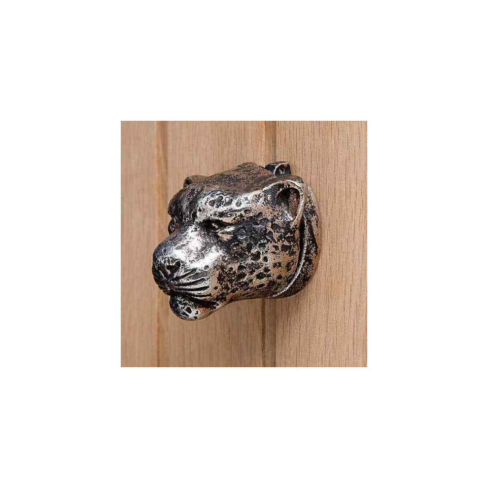 Cast Iron Metallic Leopard Door Knocker Antique Copper By Ironmongery World 5055979722007