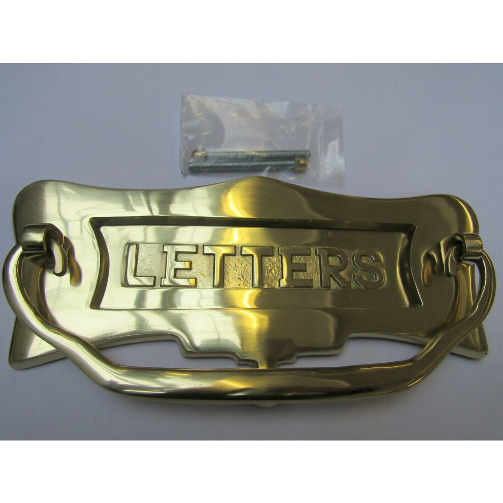 Ornate Postal Knocker Letters Embossed By Ironmongery World 5055979706861