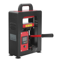 Manual Hot Press Machine High-Efficiency Desktop Heat Press Machine 0-14000psi for 0.39inch Flower Resin Plastic