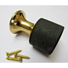 Door Stopper Pedestal Polished Brass