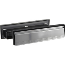 Telescopic Sleeved Letter Plate Silver