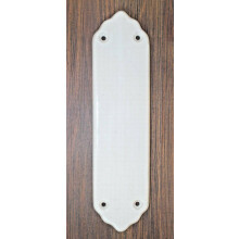 White Ceramic Finger Plate