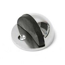 Door Stopper Half Moon Polished Chrome