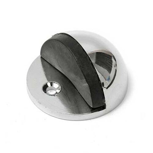 Door Stopper Half Moon Polished Chrome