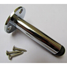 Door Stopper 3" Pipe Polished Chrome