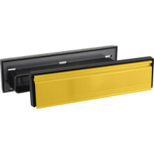 Telescopic Sleeved Letter Plate Gold