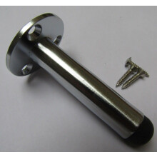 Door Stopper 3" Pipe Satin Chrome