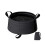 Seau pliant récipient d'eau polyvalent 58G, lavabo-Noir 1
