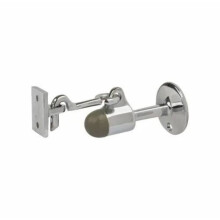 Door Holder Stop Stopper Catch Hook Eye Heavy Duty Solid Brass Horizontal/Vertical Wall & Floor Mounted Polished Chrome