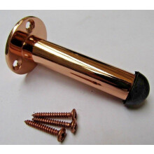 Door Stopper 3" Pipe Polished Copper