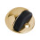 Door Stopper Half Moon Polished Brass 1