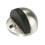 Door Stopper Half Moon Satin Chrome 1