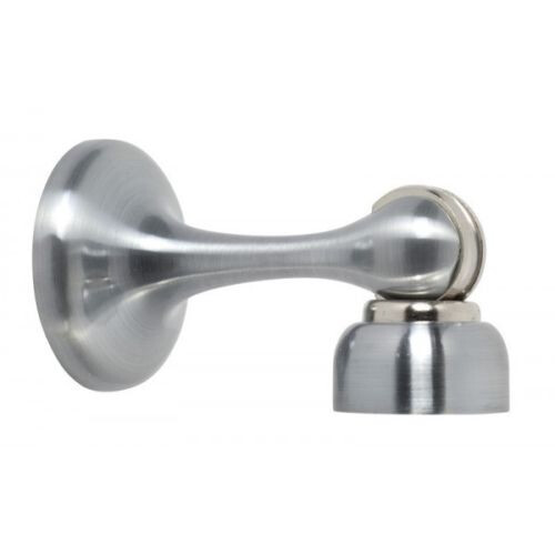 Magnetic Door Stopper Satin Steel