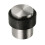 Door Stopper Cylinder Satin Steel 1
