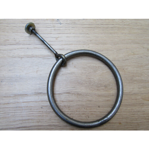 Ring Pull bed shackle Antique Iron Large