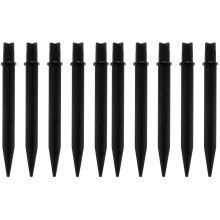Solar Ground Spikes for Landscape Lighting, Black, 21cm
