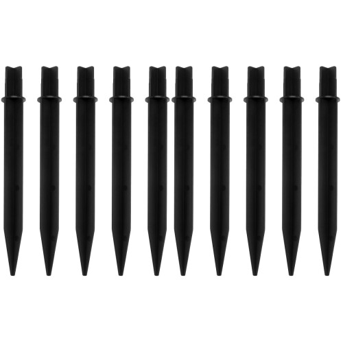 Solar Ground Spikes for Landscape Lighting, Black, 21cm