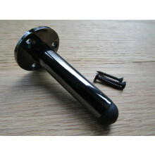 3'' Pipe Door Stop Polished Black Nickel