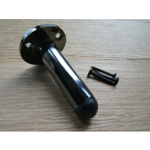 2.5'' Pipe Door Stop Polished Black Nickel