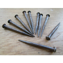 Pack of 10 Rose Head Blacksmith Deco Nails 25mm