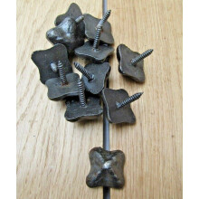 Pack of 10 Door Studs Textured Antique Iron