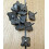 Pack of 10 Door Studs Textured Antique Iron 1