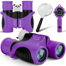 Binoculars for Kids 4-12 Year Old, Outdoor Exploration Toys with Magnifying Glass & Compass, Birthday Gifts for Boys Girls Ages 3-8, Bird Watchin
