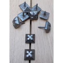 Pack of 10 Door Studs Ornate Decorative Antique Iron