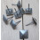 Pack of 10 door studs 25mm Square Antique Iron 1