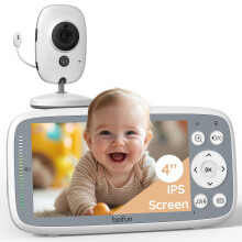 2026 Upgraded Boifun Baby Monitor with Camera and Night Vision, No WiFi, 4-inch