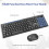 Rii Keyboard and Mouse Set,USB Wired Keyboard and Mouse Combo for PC Business Office Usage-1 Pack 2
