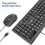 Rii Keyboard and Mouse Set,USB Wired Keyboard and Mouse Combo for PC Business Office Usage-1 Pack 4
